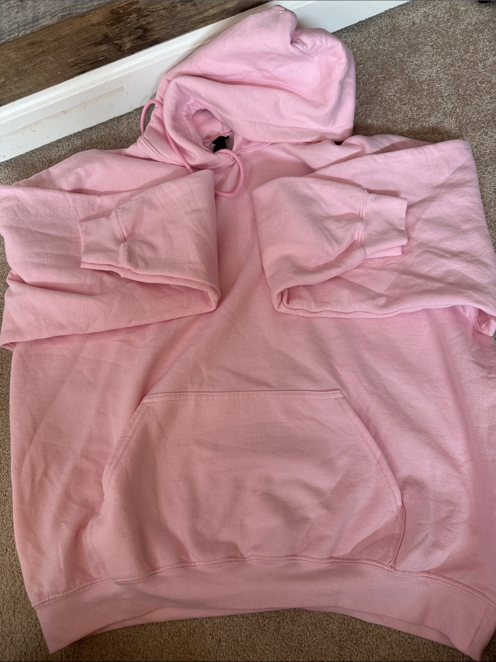 Gildan Women's Pink Hoodie Sweatshirt